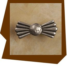 Anne at Home Buffalo Nickel  Cabinet Pull - cabinetknobsonline