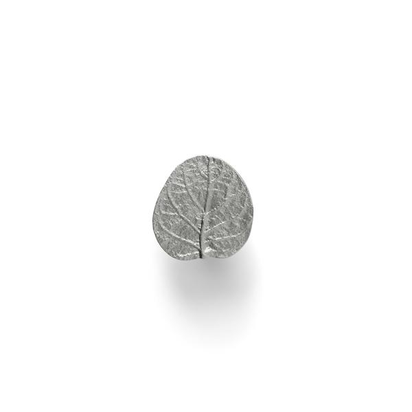 Michael Aram Botanical Collection Nickel Small Leaf Cabinet Knob - cabinetknobsonline