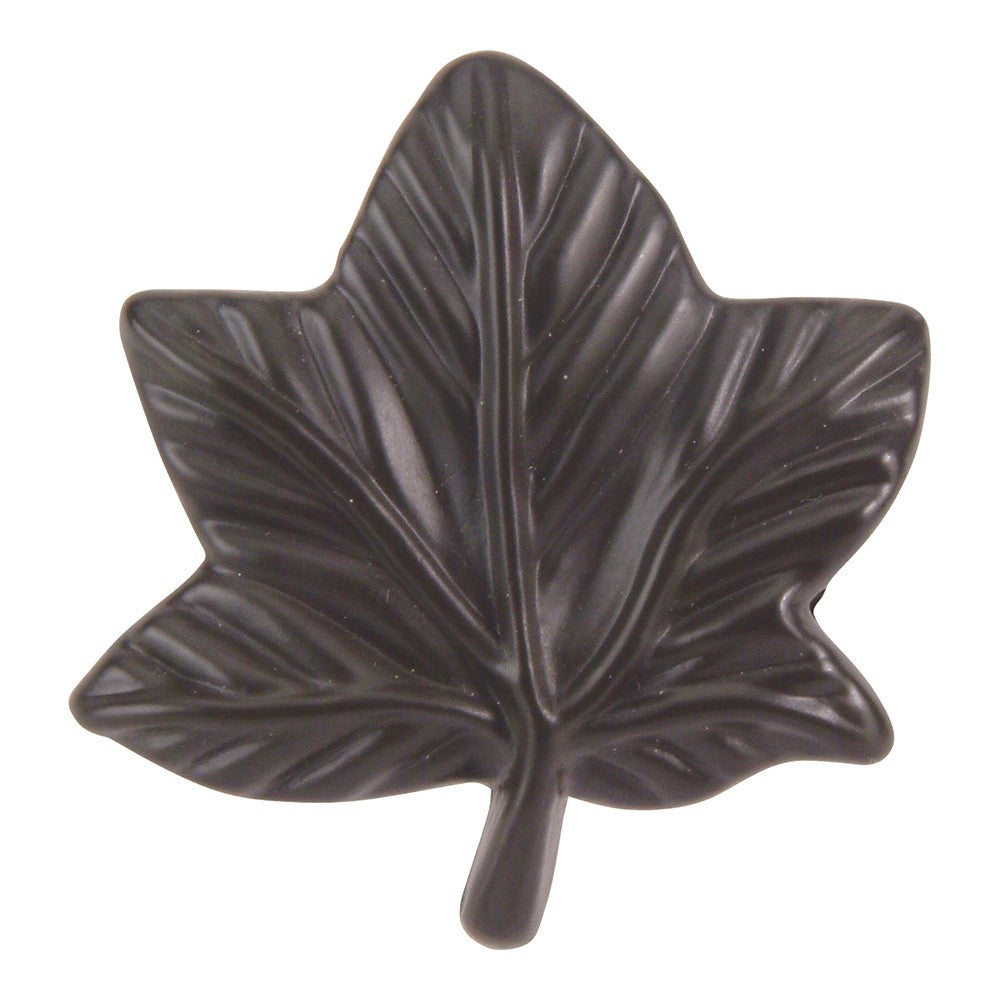 ATLAS HOMEWARES CABINET HARDWARE VINEYARD LEAF KNOB AGED BRONZE - cabinetknobsonline