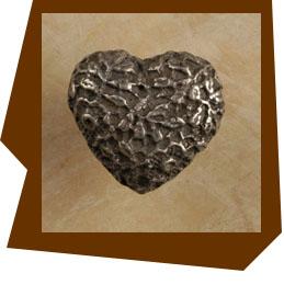 Anne at Home Cottage Lace Heart Cabinet Knob - cabinetknobsonline