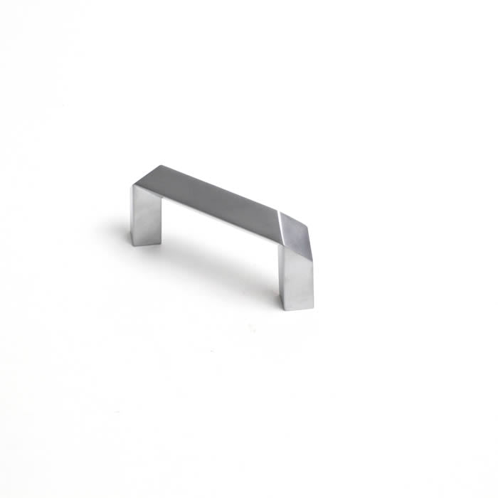 Century Cabinet Hardware Venus - Zinc Die Cast, 64mm cc Pull, Dull Chrome Europe - cabinetknobsonline