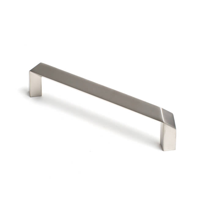 Century Cabinet Hardware Venus - Zinc Die Cast, 128mm cc Pull, Matte Nickel Europe - cabinetknobsonline