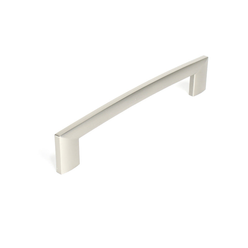 Century Cabinet Hardware Villon 160 mm cc zinc die cast pull in Dull Satin Nickel - cabinetknobsonline