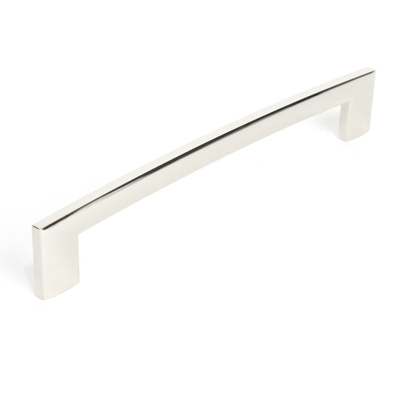 Century Cabinet Hardware Villon - 192mm cc Zinc Die Cast Pull in Polished Nickel - cabinetknobsonline