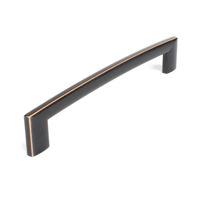 Century Cabinet Hardware Villon 192 mm cc zinc die cast pull in Regent Bronze-Copper - cabinetknobsonline