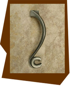 Anne at Home  Good Luck  Cabinet Handle-Right - cabinetknobsonline