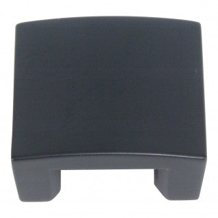 ATLAS HOMEWARES CABINET HARDWARE CENTINEL SOLID KNOB 1.25" CC MATTE BLACK - cabinetknobsonline