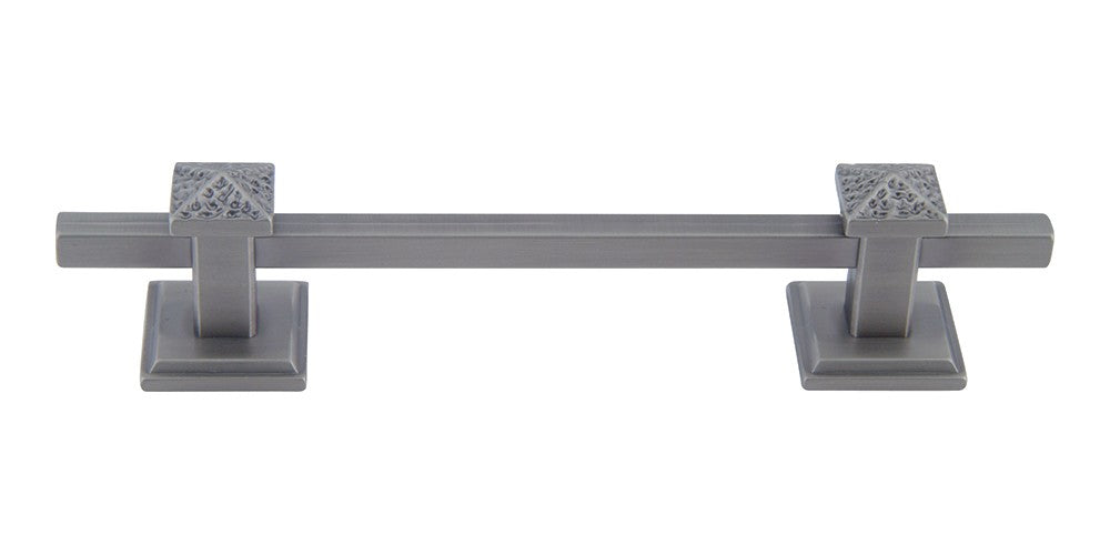 ATLAS HOMEWARES CABINET HARDWARE CA CRAFTSMAN PULL 102 MM CC PEWTER - cabinetknobsonline