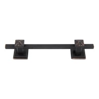 ATLAS HOMEWARES CABINET HARDWARE CA CRAFTSMAN PULL 102 MM CC VENITIAN BRONZE - cabinetknobsonline