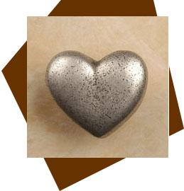 Anne at Home Heart Cabinet Knob - cabinetknobsonline