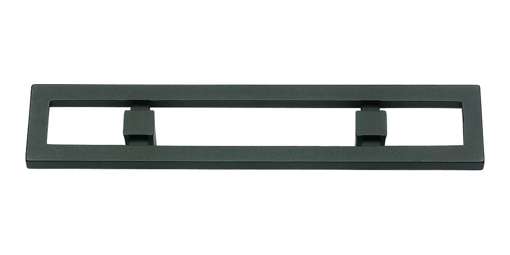 ATLAS HOMEWARES CABINET HARDWARE NOBU PULL 3" CC MATTE BLACK - cabinetknobsonline