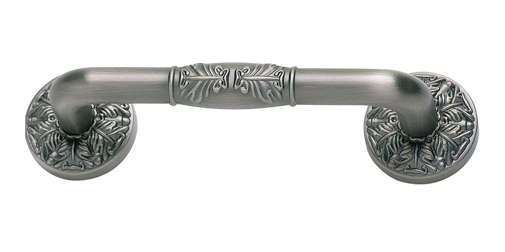 ATLAS HOMEWARES CABINET HARDWARE HAMMERED PULL 3" CC PEWTER - cabinetknobsonline