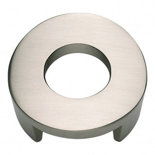 ATLAS HOMEWARES CABINET HARDWARE ROUND CENTINEL KNOB BRUSHED NICKEL - cabinetknobsonline