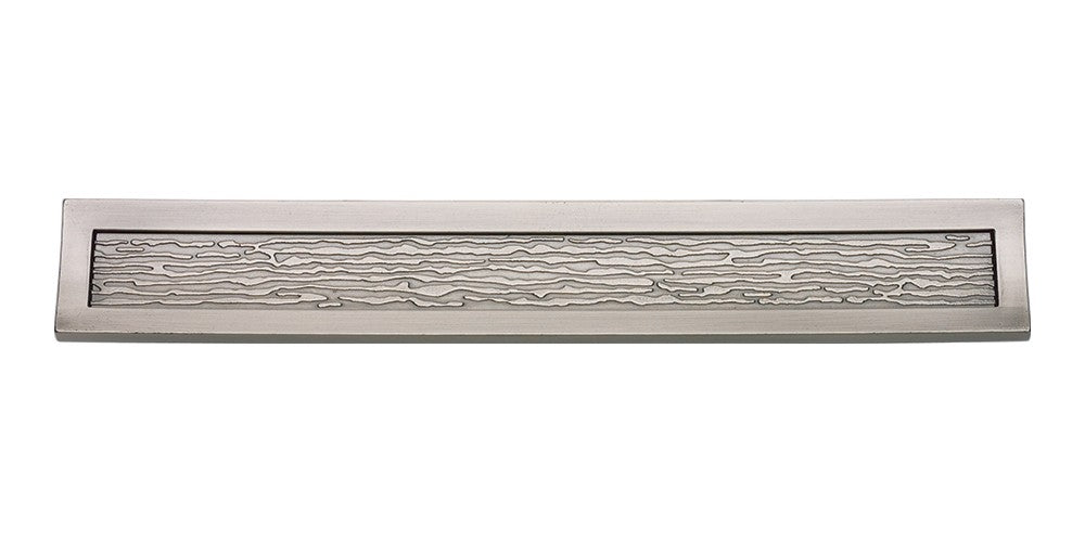 ATLAS HOMEWARES CABINET HARDWARE PRIMITIVE PULL 128 MM CC BRUSHED NICKEL - cabinetknobsonline