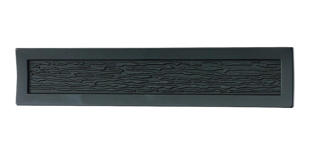 ATLAS HOMEWARES CABINET HARDWARE PRIMITIVE PULL 3" CC MATTE BLACK - cabinetknobsonline