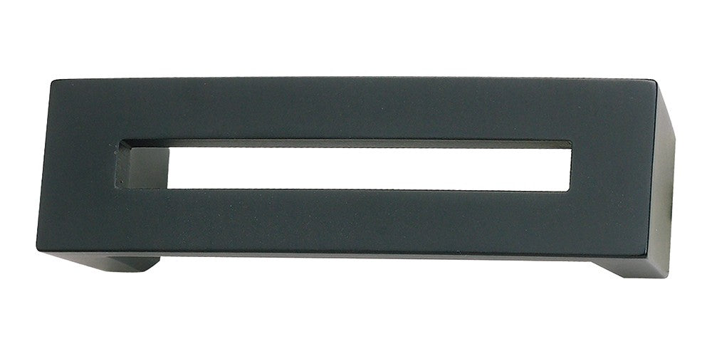 ATLAS HOMEWARES CABINET HARDWARE CENTINEL PULL 3" CC MATTE BLACK - cabinetknobsonline