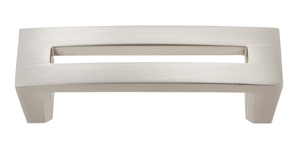 ATLAS HOMEWARES CABINET HARDWARE CENTINEL PULL 3" CC BRUSHED NICKEL - cabinetknobsonline