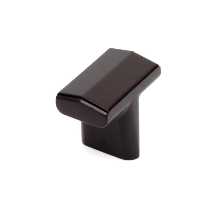 Century Cabinet Hardware L'attitude - 1 7-16" zinc T-Knob in Oil Rubbed Bronze - cabinetknobsonline