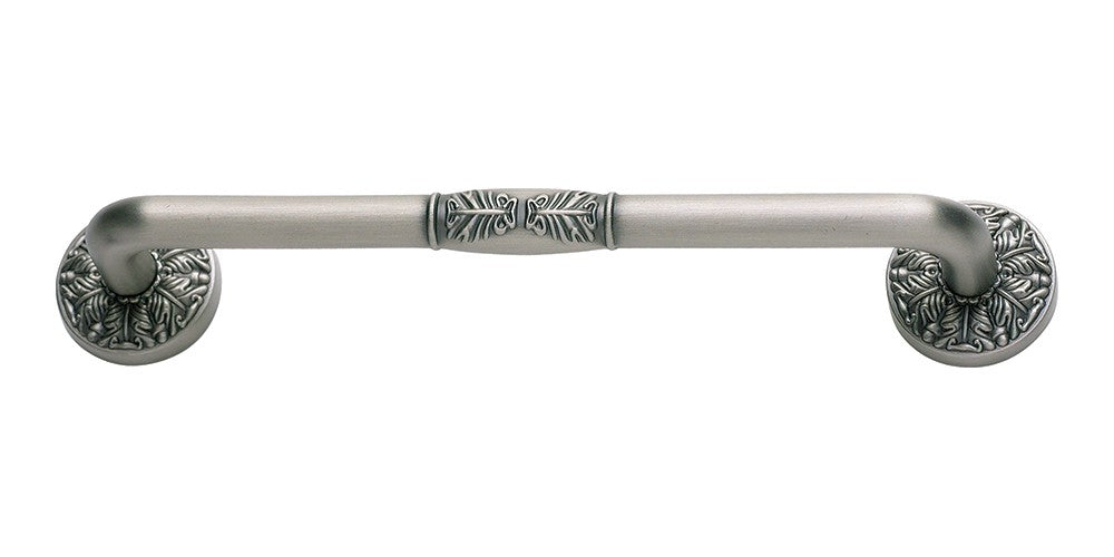 ATLAS HOMEWARES CABINET HARDWARE HAMMERED PULL 5" CC PEWTER - cabinetknobsonline