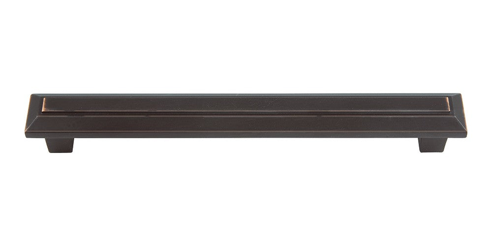 ATLAS HOMEWARES CABINET HARDWARE TROCADERO PULL 160 MM CC PEWTER - cabinetknobsonline