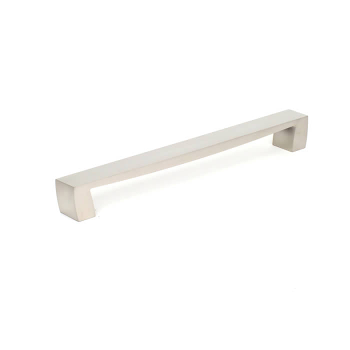 Century Cabinet Hardware Fairmont - Zinc Die Cast, 224mm cc Pull, Matte Nickel Europe - cabinetknobsonline