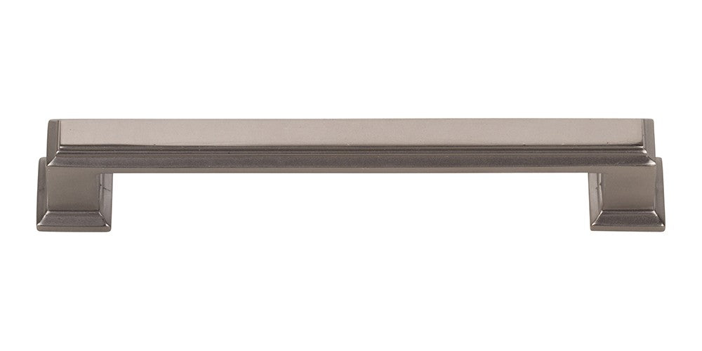 ATLAS HOMEWARES CABINET HARDWARE SUTTON PLACE PULL 128 MM CC SLATE - cabinetknobsonline