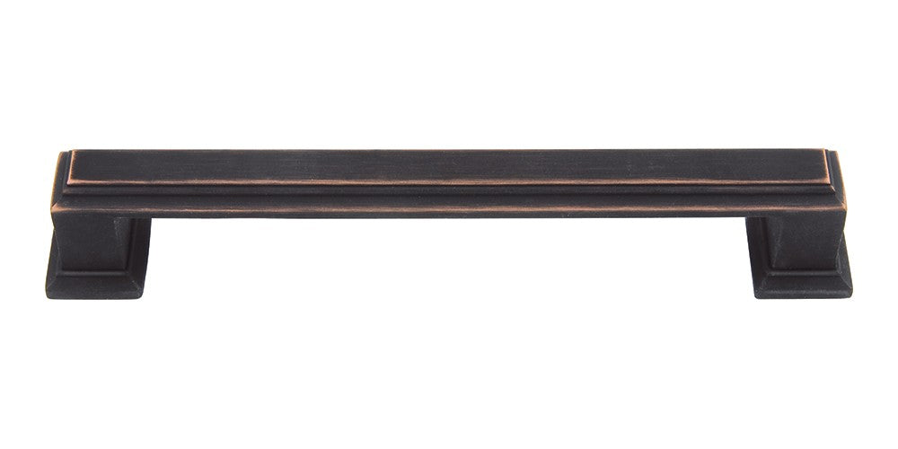 ATLAS HOMEWARES CABINET HARDWARE SUTTON PLACE PULL 128 MM CC VENITIAN BRONZE - cabinetknobsonline