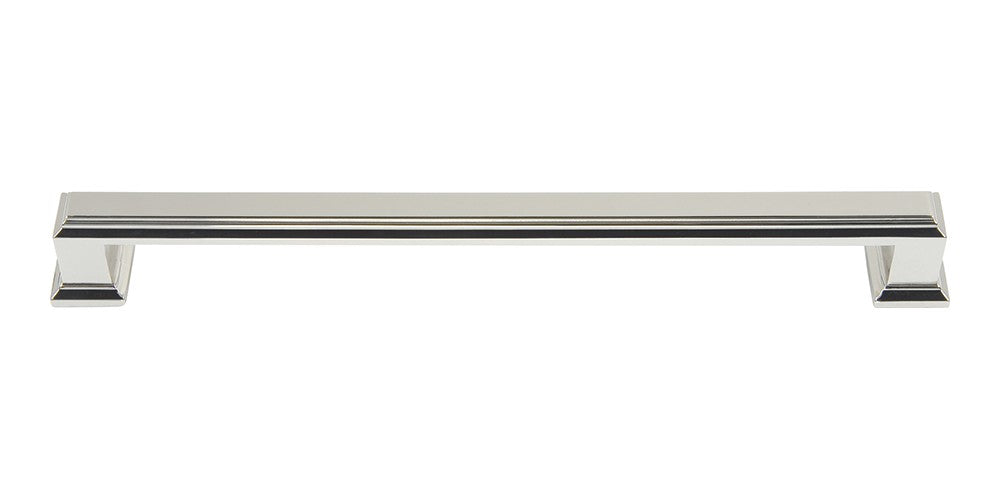 ATLAS HOMEWARES CABINET HARDWARE SUTTON PLACE PULL 192 MM CC POLISHED NICKEL - cabinetknobsonline