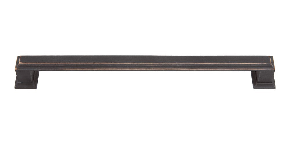 ATLAS HOMEWARES CABINET HARDWARE SUTTON PLACE PULL 192 MM CC VENITIAN BRONZE - cabinetknobsonline