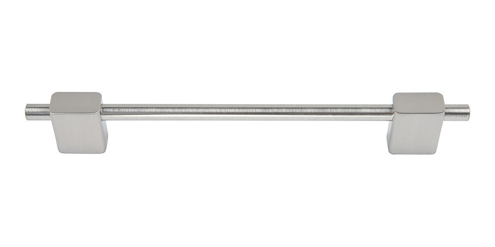 ATLAS HOMEWARES CABINET HARDWARE ELEMENT PULL 160 MM CC BRUSHED NICKEL - cabinetknobsonline