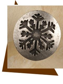 Anne At Home Snowflake Cabinet Knob - cabinetknobsonline