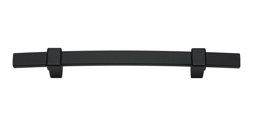 ATLAS HOMEWARES CABINET HARDWARE BUCKLE-UP PULL128 MM CC MATTE BLACK - cabinetknobsonline