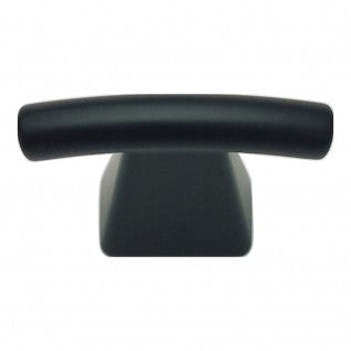 ATLAS HOMEWARES CABINET HARDWARE FULCRUM KNOB MATTE BLACK - cabinetknobsonline