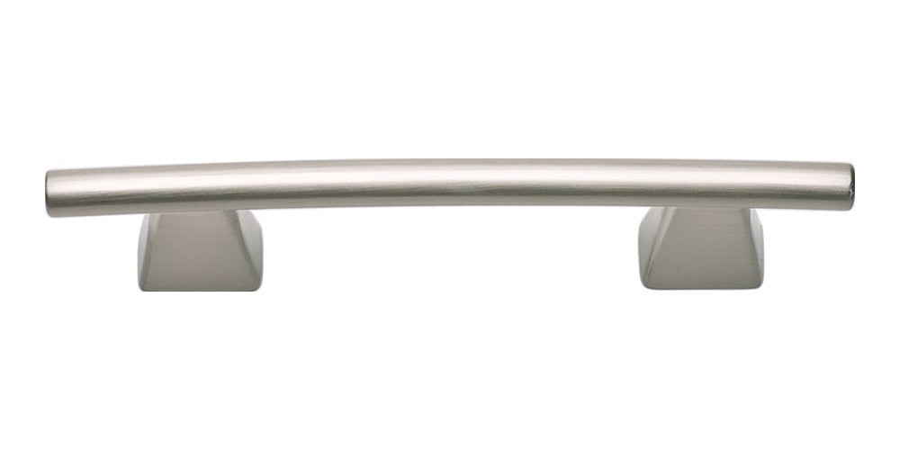 ATLAS HOMEWARES CABINET HARDWARE FULCRUM PULL 3" CC BRUSHED NICKEL - cabinetknobsonline