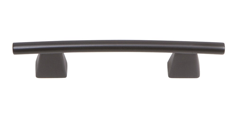 ATLAS HOMEWARES CABINET HARDWARE FULCRUM PULL 3" CC MODERN BRONZE - cabinetknobsonline