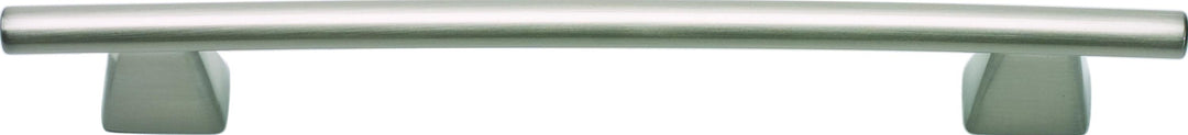 ATLAS HOMEWARES CABINET HARDWARE FULCRUM PULL 128 MM CC BRUSHED NICKEL - cabinetknobsonline