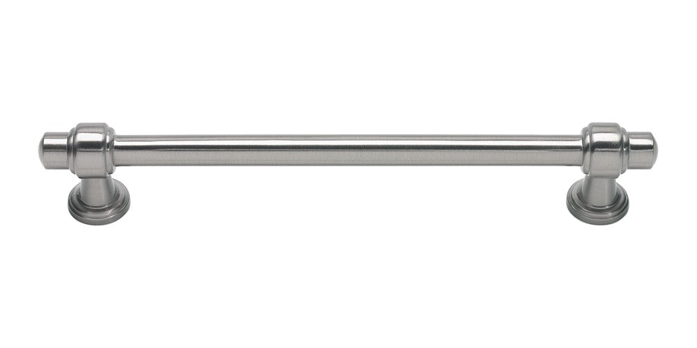 ATLAS HOMEWARES CABINET HARDWARE BRONTE PULL 160 MM CC BRUSHED NICKEL - cabinetknobsonline