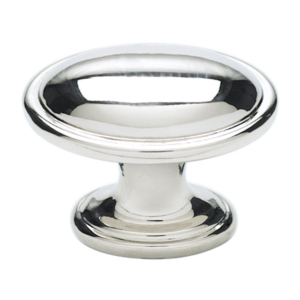 ATLAS HOMEWARES CABINET HARDWARE AUSTEN OVAL KNOB CHROME - cabinetknobsonline