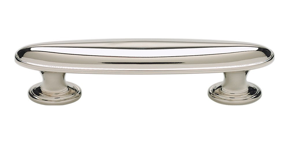 ATLAS HOMEWARES CABINET HARDWARE AUSTEN PULL 3" CC POLISHED NICKEL - cabinetknobsonline