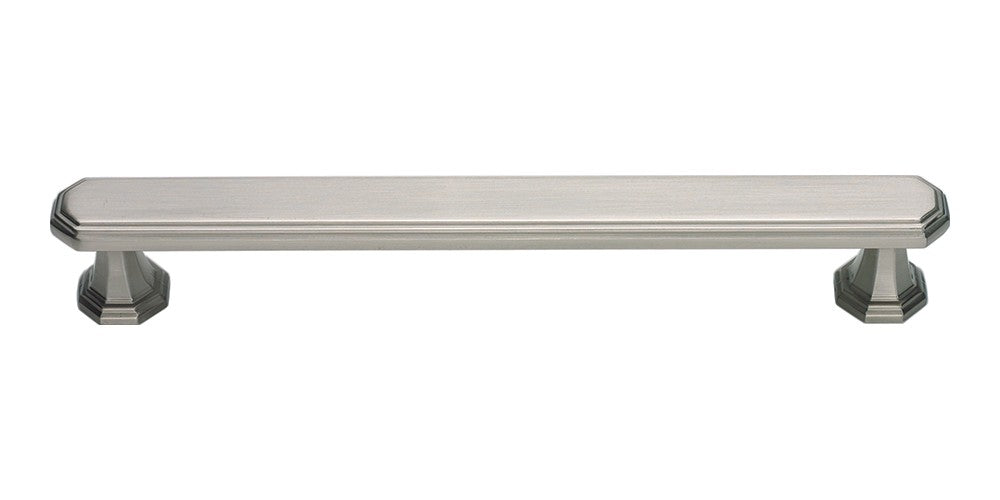 ATLAS HOMEWARES CABINET HARDWARE DICKINSON PULL 160 MM CC BRUSHED NICKEL - cabinetknobsonline