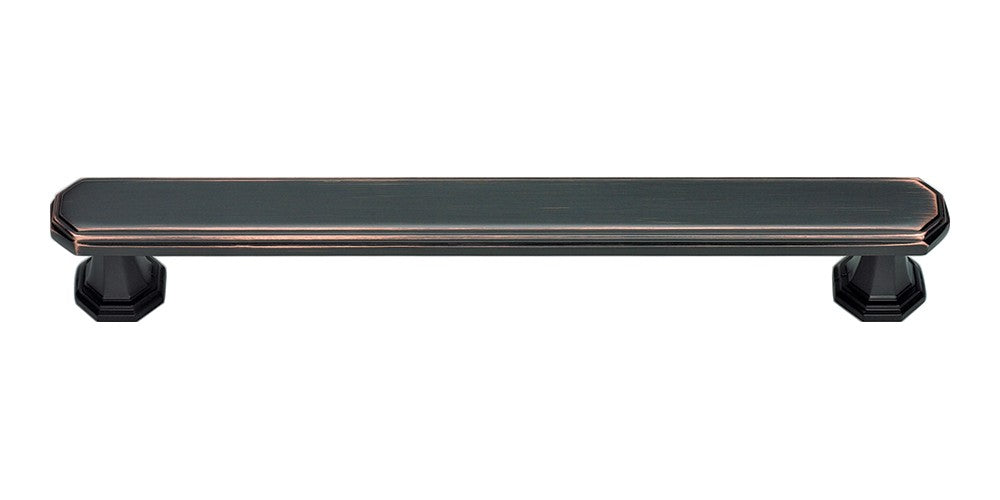 ATLAS HOMEWARES CABINET HARDWARE DICKINSON PULL 160 MM CC VENITIAN BRONZE - cabinetknobsonline