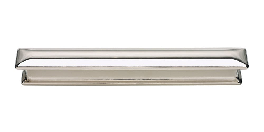 ATLAS HOMEWARES CABINET HARDWARE ALCOTT PULL 160 MM CC POLISHED NICKEL - cabinetknobsonline