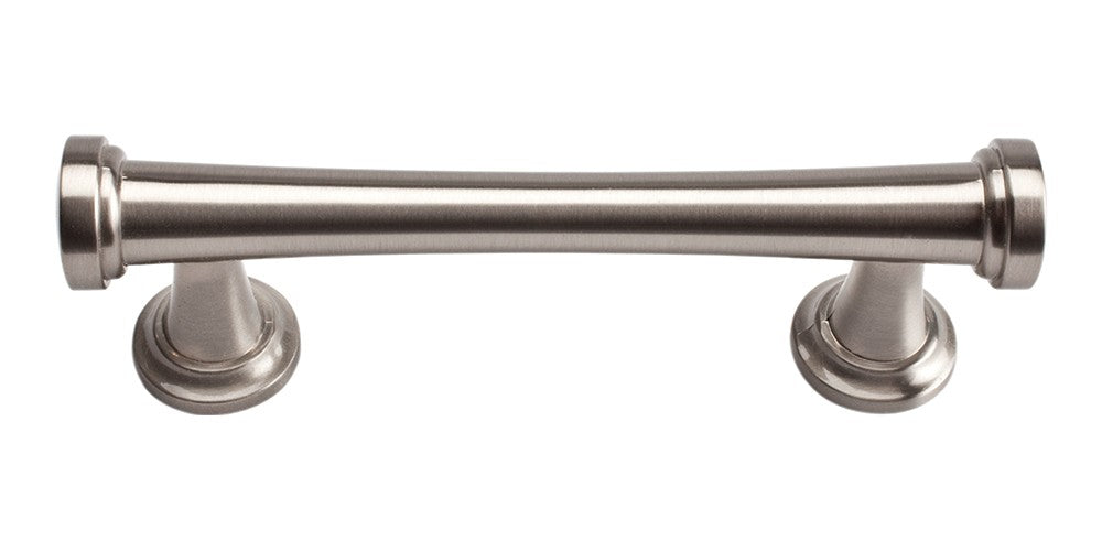 ATLAS HOMEWARES CABINET HARDWARE BROWNING PULL 3" CC BRUSHED NICKEL - cabinetknobsonline