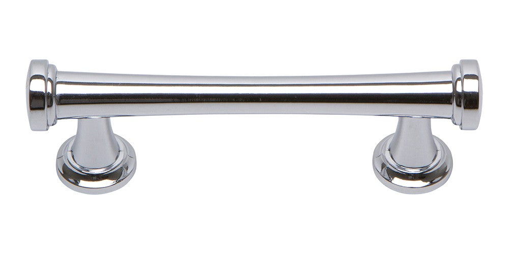 ATLAS HOMEWARES CABINET HARDWARE BROWNING PULL 3" CC CHROME - cabinetknobsonline