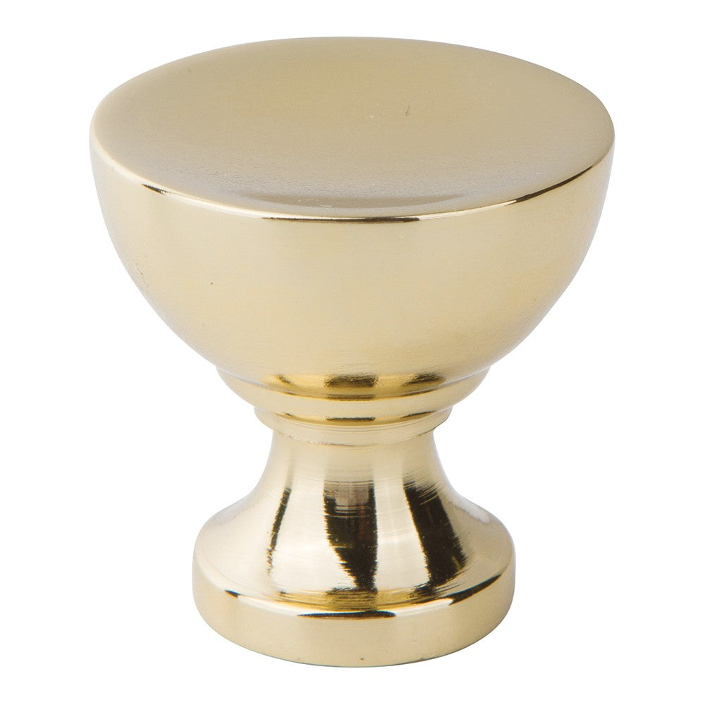 ATLAS HOMEWARES CABINET HARDWARE SHELLEY KNOB FRENCH GOLD - cabinetknobsonline