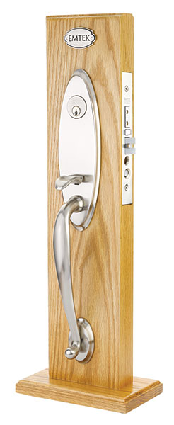 Emtek Door Hardware  Memphis Mortise Brass Entry Set - cabinetknobsonline