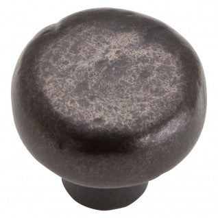 ATLAS HOMEWARES CABINET HARDWARE DISTRESSED ROUND KNOB OIL RUBBED BRONZE - cabinetknobsonline