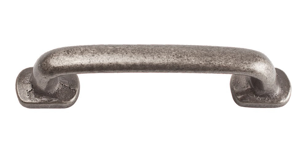 ATLAS HOMEWARES CABINET HARDWARE DISTRESSED PULL 3" CC PEWTER - cabinetknobsonline