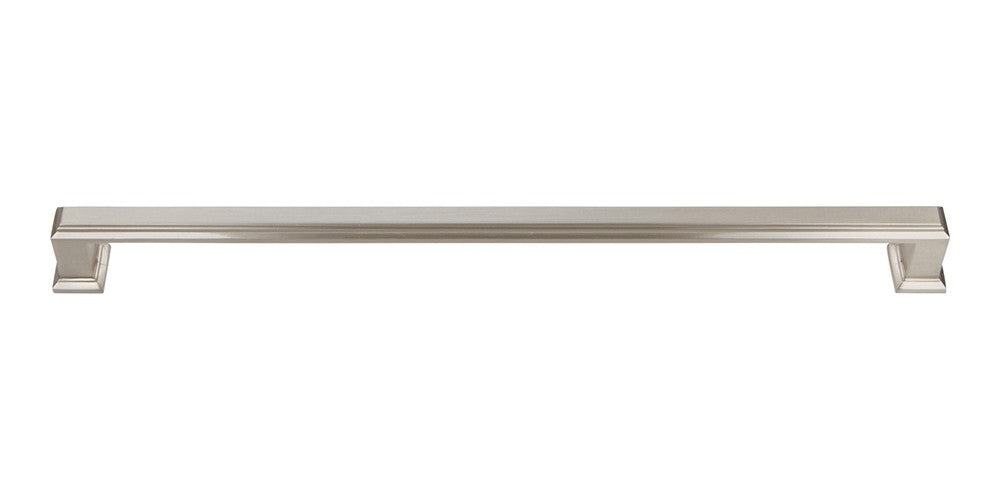 ATLAS HOMEWARES CABINET HARDWARE SUTTON PLACE PULL 288 MM CC BRUSHED NICKEL - cabinetknobsonline