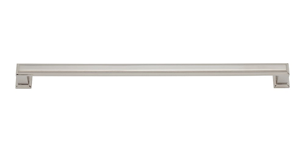 ATLAS HOMEWARES CABINET HARDWARE SUTTON PLACE PULL 288 MM CC POLISHED NICKEL - cabinetknobsonline